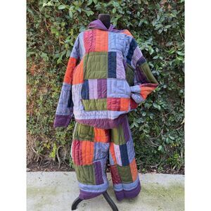 Upcycled Quilt Hoodie & pants sweatsuit
